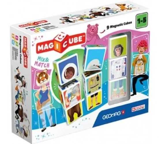 Магнитные кубики Geomag "Magicube Mix & Match" (9 шт.) купить в Кишиневе