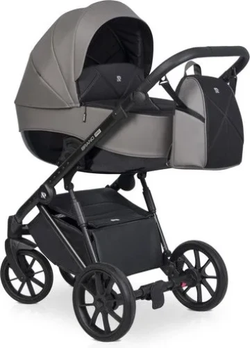 Коляска 3 в 1 (эко-кожа) Riko Brano Pro Crystal Blue купить в Кишиневе