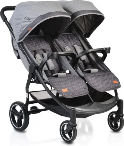 Carucior pentru gemeni Moni Rome Grey cumpăra în Chișinau