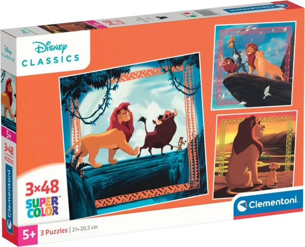 Пазл Clementoni The Lion King, 3x48 элементов купить в Кишиневе