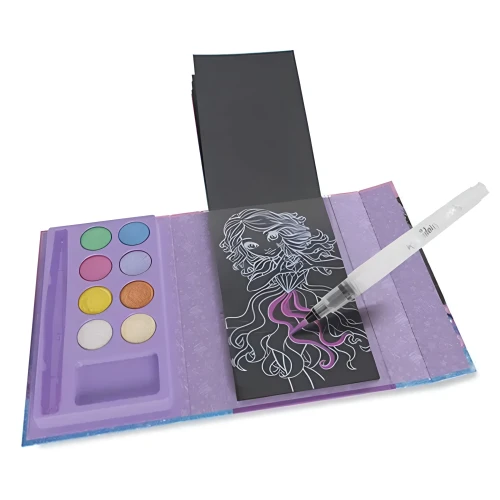 Набор для рисования Nebulous Stars Acuarela-to-Go с черными страницами, 8 шт. купить в Кишиневе