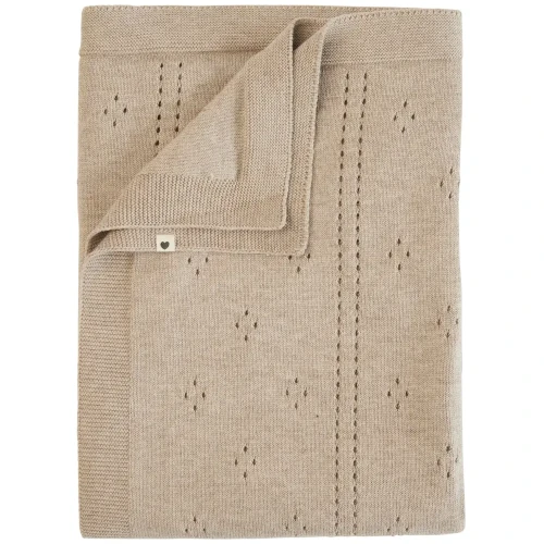 Пледик Bibs Pointelle Vanilla, 70x100 см купить в Кишиневе