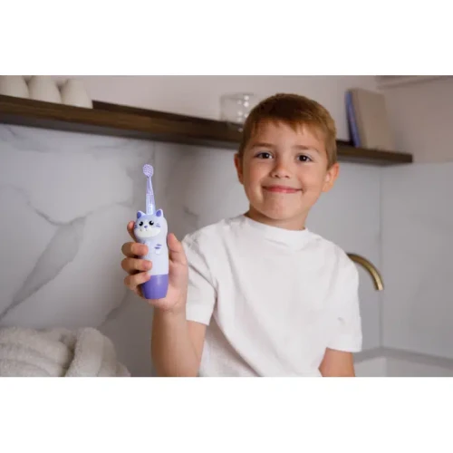Periuță de dinți electrică pentru copii InnoGIO GIOcat Violet (2-12 ani) cumpăra în Chișinau