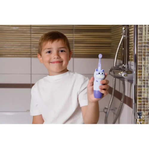 Periuță de dinți electrică pentru copii InnoGIO GIOcat Violet (2-12 ani) cumpăra în Chișinau