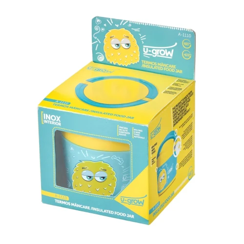 Recipient termic pentru mâncare U-grow Monster Red, 450 ml cumpăra în Chișinau
