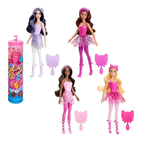 Păpușă Barbie Color Reveal HRK17, seria Balerine, cu 6 surprize cumpăra în Chișinau