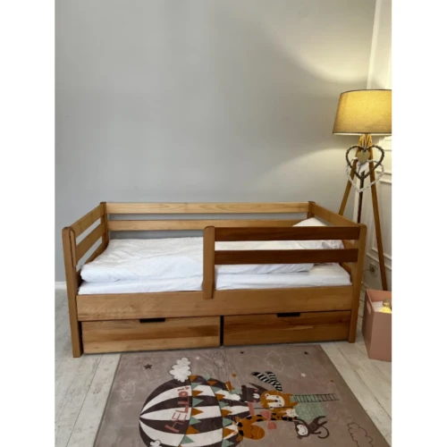 Детская кровать Goydalka Aurora Натуральный с ящиком, 160x80 cм купить в Кишиневе