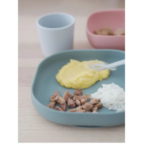 Set de masă din silicon Beaba 4 buc Eucalyptus cumpăra în Chișinau