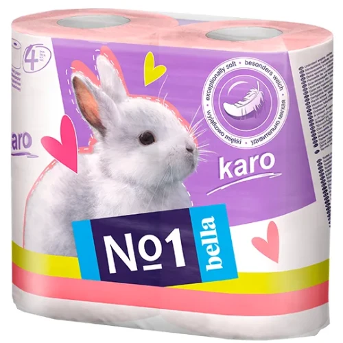 Hârtie igienică Bella Karo Pink, 2 straturi, 4 buc. cumpăra în Chișinau