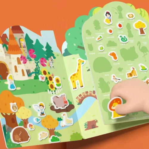 Набор для творчества Play-Toys Многоразовые гелевые наклейки Город животных купить в Кишиневе