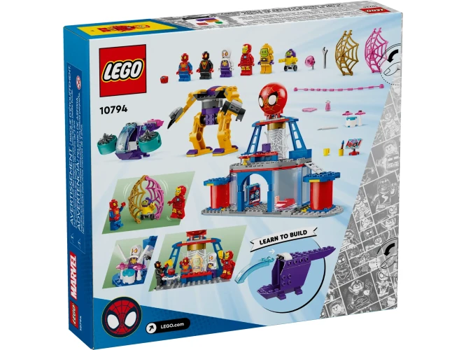 Конструкторы LEGO Marvel Team Spidey Web Spinner Headquarters, 193 элементов купить в Кишиневе