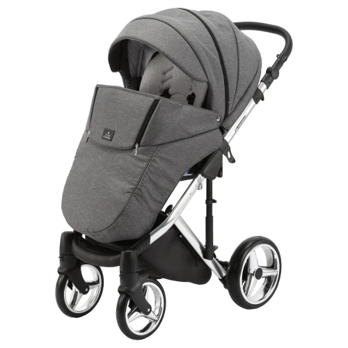 Коляска 2 в 1 Adamex Chantal Star Grey Silver купить в Кишиневе