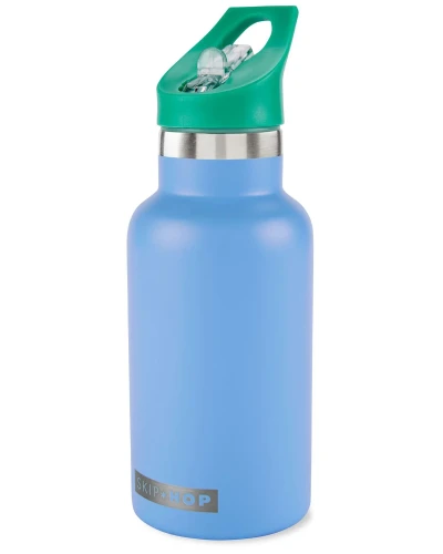 Sticluță cu pai Skip Hop cu autocolante G Blue (4 ani+), 380 ml cumpăra în Chișinau