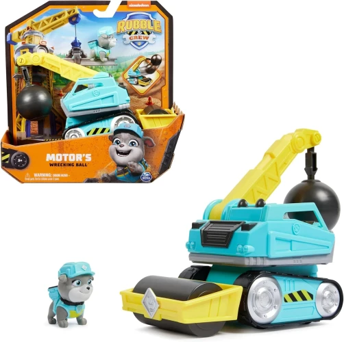 Строительная машина Spin Master Paw Patrol Rubble & Crew Motor’s Wrecking Ball купить в Кишиневе