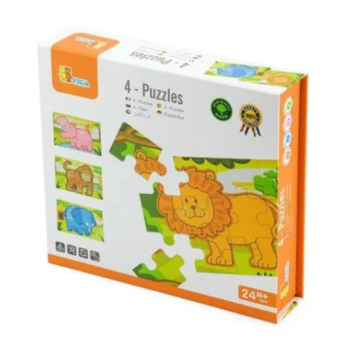 Деревянные пазлы Viga Jungle, 48 элементов купить в Кишиневе