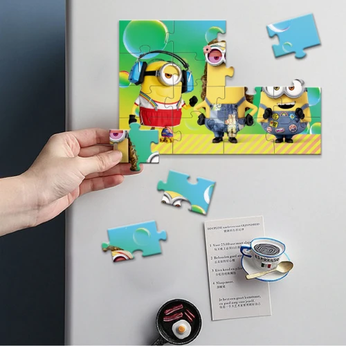 Puzzle magnetic Dodo Serbare, seria Minions, 16 elemente cumpăra în Chișinau