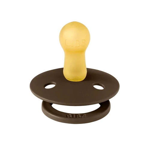 Suzetă rotundă din latex Bibs Mocha & Dark Oak (0-6 luni), 2 buc. cumpăra în Chișinau