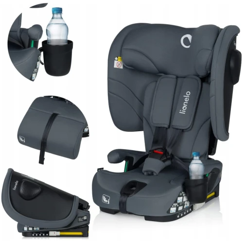 Scaun auto 76-150 cm (i-Size) Isofix Lionelo Nelly Grey Graphite cumpăra în Chișinau