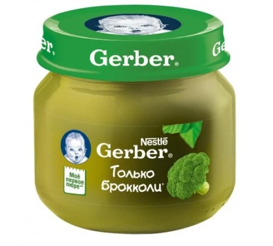 Пюре Gerber Брокколи (4 мес+), 80 г купить в Кишиневе