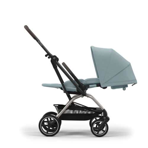 Прогулочная коляска с реверсивным блоком Cybex Eezy S Twist+ Stormy Blue купить в Кишиневе