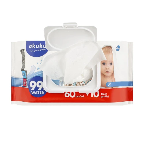 Многоразовый дозатор для влажных салфеток Akuku White купить в Кишиневе