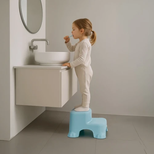 Ступенька для ванной BabyJem Step Stool Soft Blue купить в Кишиневе