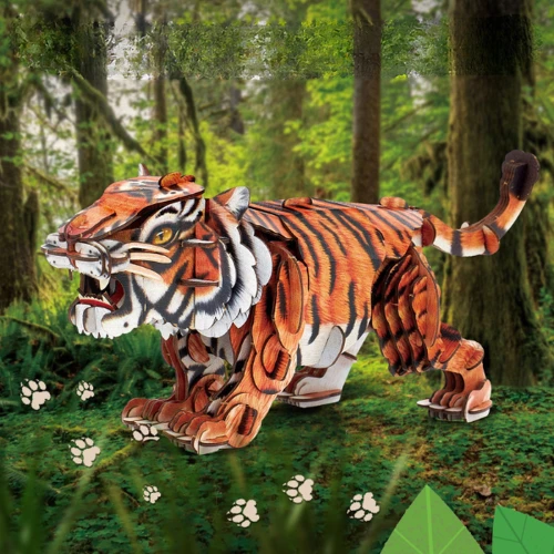 Puzzle 3D Cubic Fun National Geographic Tigrul Siberian, 87 elemente cumpăra în Chișinau
