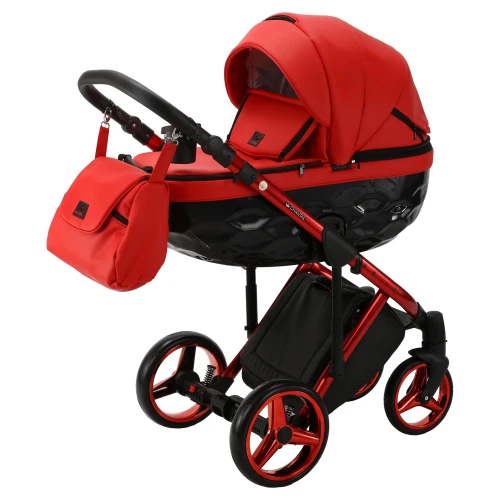 Коляска 2 в 1 Adamex Chantal Special Edition Red Black купить в Кишиневе