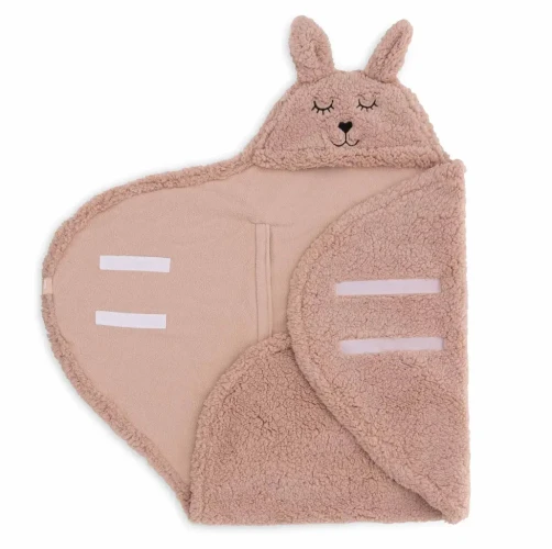 Pătură pentru înfășat Jollein Bunny Wild Rose, 100x105 cm cumpăra în Chișinau
