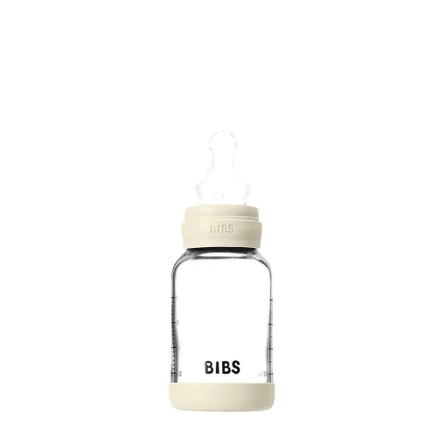 Biberon pentru bebelusi din sticla Bibs Silicone Ivory, 120 ml cumpăra în Chișinau