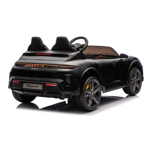 Mașinuță electrică KidsCar Porsche Taycan 12V 10Ah, neagră cumpăra în Chișinau