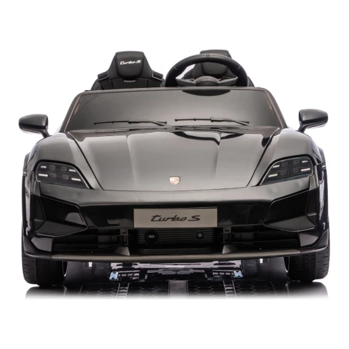 Mașinuță electrică KidsCar Porsche Taycan 12V 10Ah, neagră cumpăra în Chișinau
