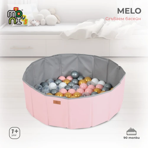 Игровой манеж с шариками Moni Melo 90 balls Pink купить в Кишиневе