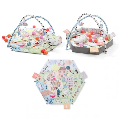 Covoras pentru copii Babyono Funny Farm multicolor, 107 x 95 x 55 cm cumpăra în Chișinau