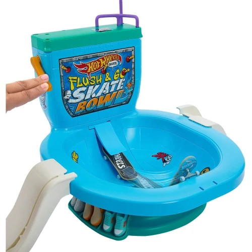 Set constructie Hot Wheels Skate Flush and Go Skate Bowl, 3 elemente cumpăra în Chișinau