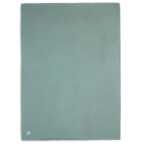 Păturică Jollein Basic Knit Forest Green/Fleece, 100x150 cm cumpăra în Chișinau