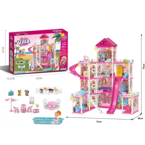 Căsuță pentru păpuși Essa Toys Villa, 297 elemente cumpăra în Chișinau