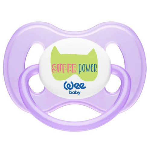 Пустышка ортодонтическая силиконовая WeeBaby Butterfly в асс. 0-6 мес. купить в Кишиневе