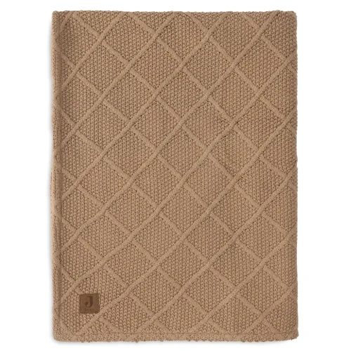 Păturică Jollein Check Knit Biscuit/Teddy Fleece, 100x150 cm cumpăra în Chișinau
