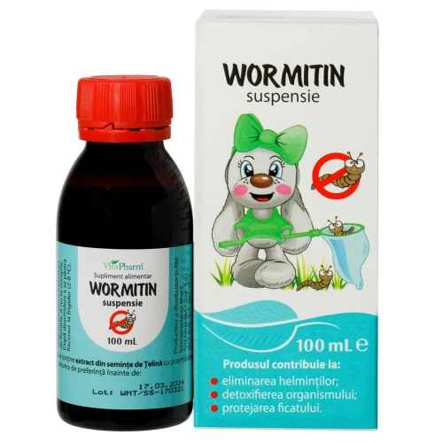 Suspensie VitaPharm Wormitin, 100 ml cumpăra în Chișinau