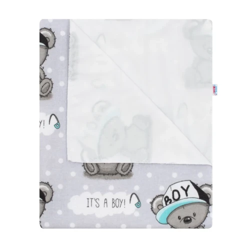 Пелёнка из хлопковой фланели New Baby Boy (57x47 см), 1 шт купить в Кишиневе