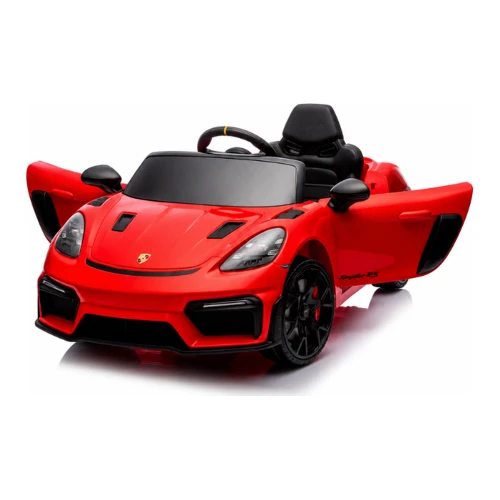 Mașinuță electrică KidsCar Porsche 718 Spyder RS, 12V/7Ah, 2 motoare de 25W, roșie cumpăra în Chișinau