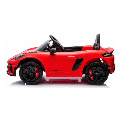 Mașinuță electrică KidsCar Porsche 718 Spyder RS, 12V/7Ah, 2 motoare de 25W, roșie cumpăra în Chișinau