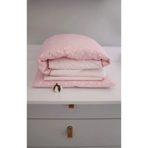 Lenjerie de patut Veres Stars Pink (3 piese), 120x60 cm cumpăra în Chișinau