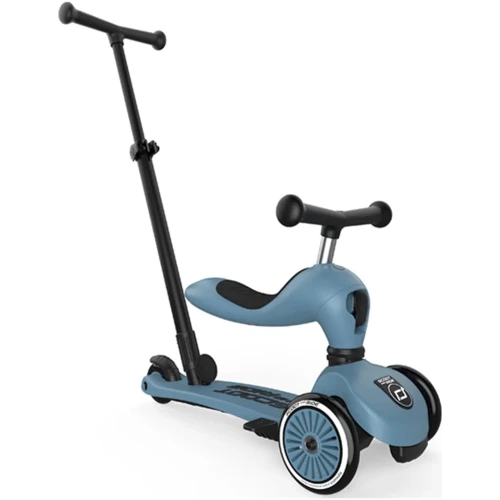 Самокат 2 в 1 Scoot&Ride Highwaykick 1 Push and Go Steel купить в Кишиневе