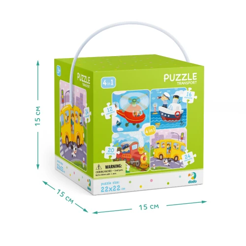Puzzle Dodo 4 în 1 Transport, 72 elemente cumpăra în Chișinau
