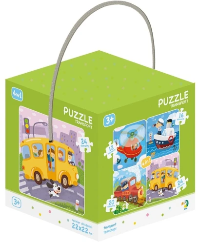 Puzzle Dodo 4 în 1 Transport, 72 elemente cumpăra în Chișinau