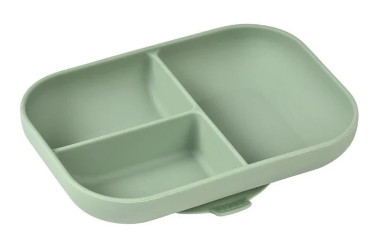 Farfurie din silicon cu ventuză Beaba Sage Green cumpăra în Chișinau