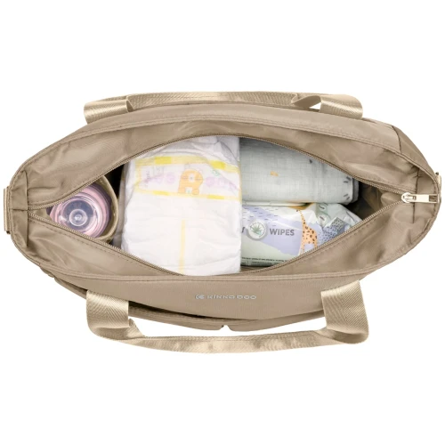 Geanta pentru carucior KikkaBoo Brielle Beige cumpăra în Chișinau