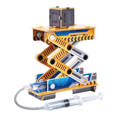 Puzzle 3D Cubic Fun STEM Series Lift hidraulic, 49 elemente cumpăra în Chișinau